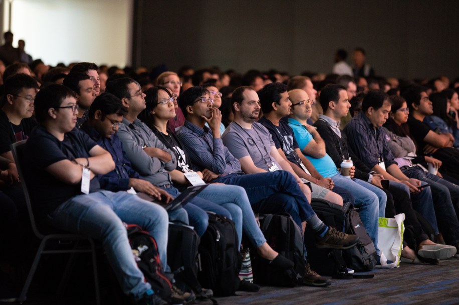 Attendees gather for the 2018 @Scale Conference.