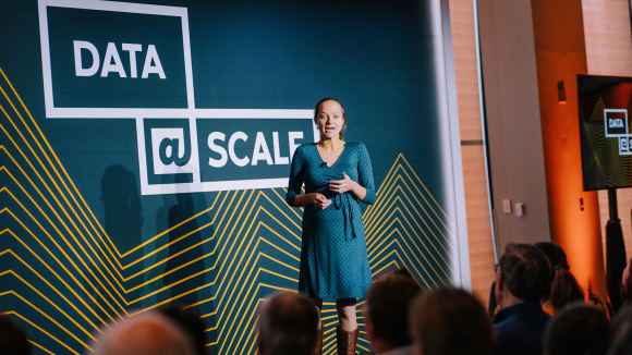 Data @Scale, an invitation-only technical conference for engineers working on large-scale storage systems and analytics. Facebook's Seth Silverman, engineering manager, and Laney Zamore, software engineer, kicked things off in downtown Boston.