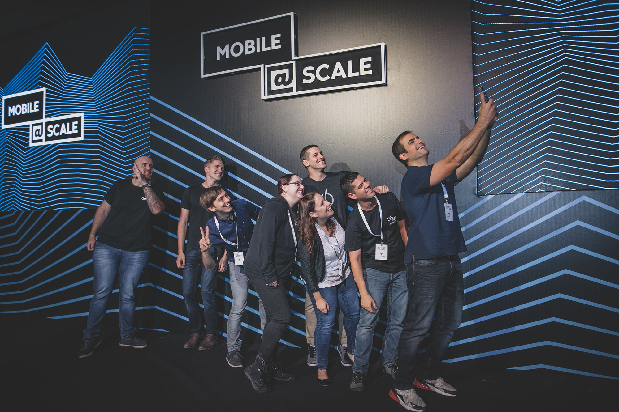 Speakers at the first @Scale event in Tel Aviv.