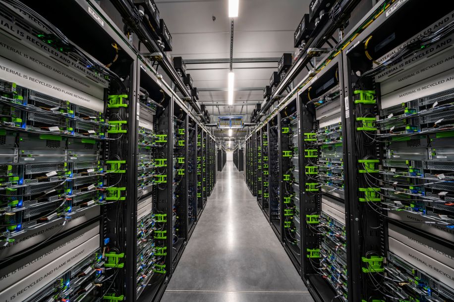 Facebook's newest data center in Los Lunas, New Mexico