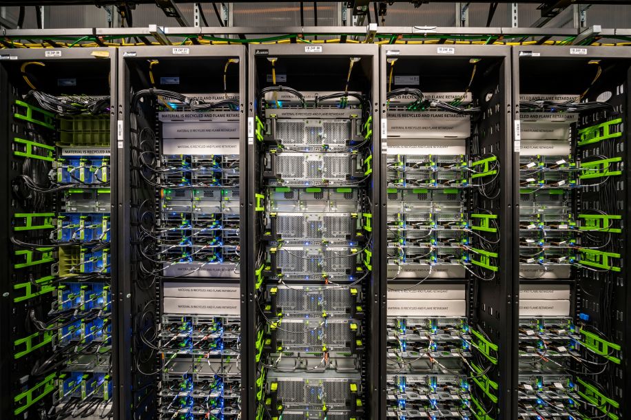 Facebook's newest data center in Los Lunas, New Mexico