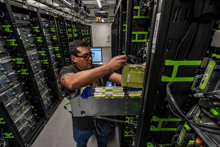 Facebook's newest data center in Los Lunas, New Mexico