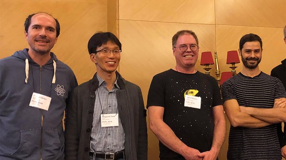 The team behind Infer: Facebook researchers Cristiano Calcagno, Dino Distefano, and Peter W. O’Hearn and Hongseok Yang of KAIST win Most Influential POPL Paper Award at ACM SIGPLAN 2019.