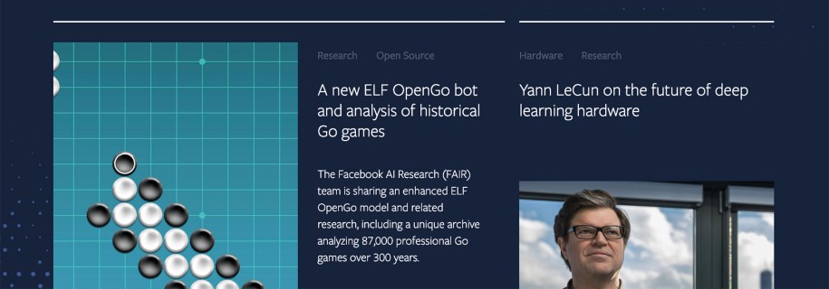 AI blog roundup of posts on Facebook's new AI blog