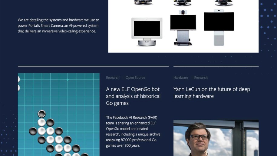 AI blog roundup of posts on Facebook's new AI blog
