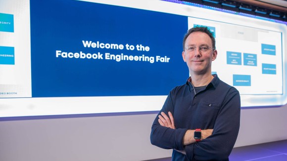 Kyle McGinn kicked off the Facebook London Engineering Fair.