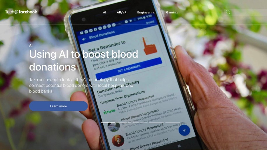 Facebook tech news roundup - news from Facebook AI blog and Tech@Facebook blog