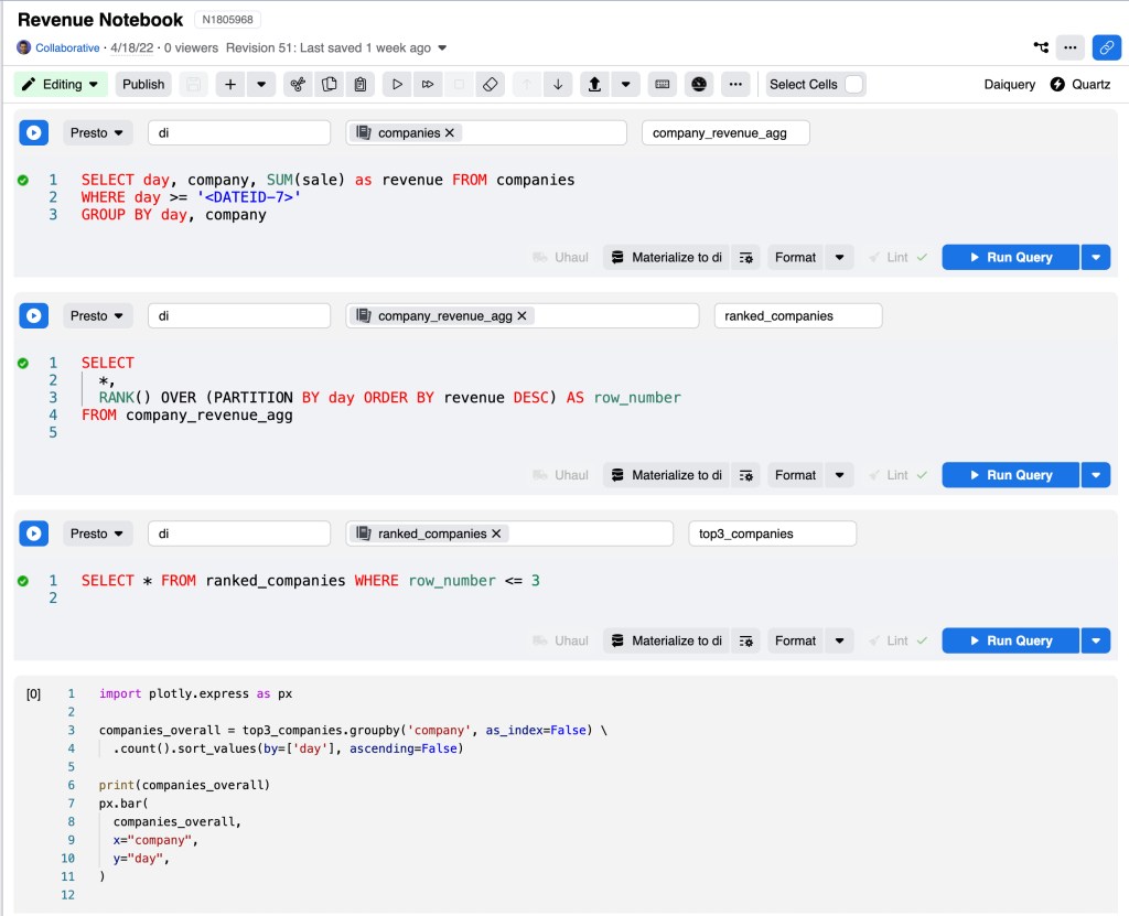 SQL Notebooks